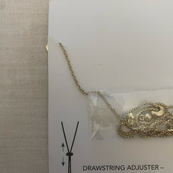 LAYERS Jewelry Necklace By Layers Drawstring Adjuster Can Wear As A
